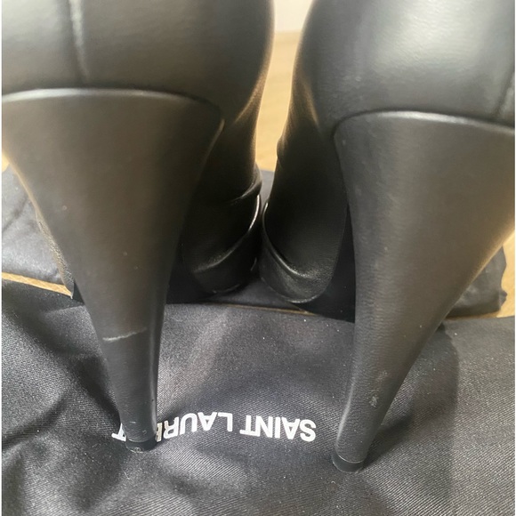 SAINT LAURENT
Vivi 100 leather pumps 
size: 37.5 - Picture 8 of 14